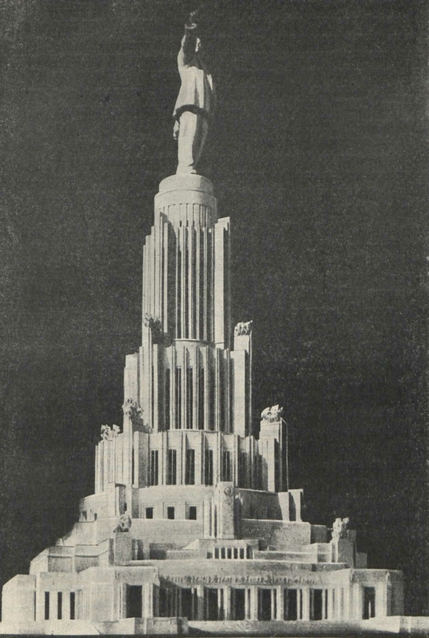 Дворец Советов. Вариант 1938—1939 гг. Макет