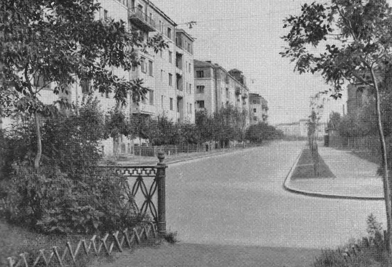 Жилые дома по улицам Усачева и Савельевской. 1927 г.