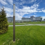 Благоустройство сквера/набережной в Минске (садово-парковые светильники Valley)