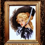 Портрет неизвестной в шляпе. Портрет неизвестной в шляпе.