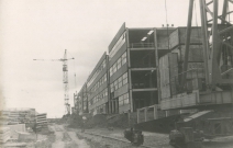 Строительство корпуса задних мостов автомобиля «Москвич» (105 корпус) в г. Ижевске. 1970 г.