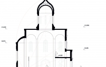 Архитектурное бюро MADE GROUP. Храм Святого Луки в Греции. Разрез