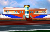 Объект № 2. Проект стадиона. п.М.Пурга.